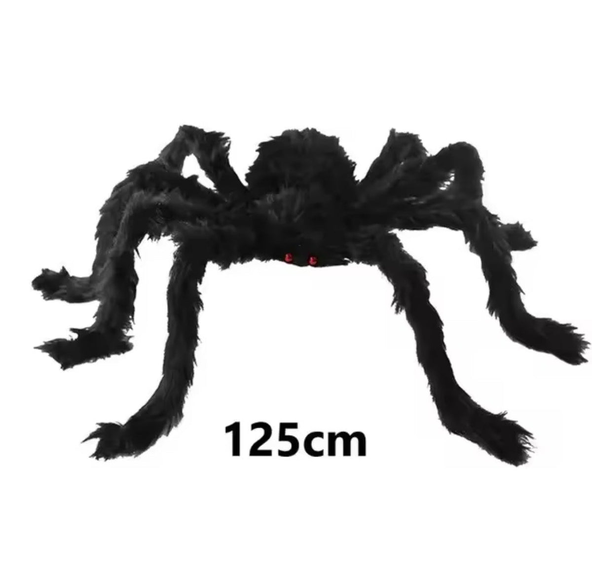 Giant plush spider 49 inch leg span