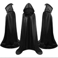 Hooded Black Cloak – Unisex Witch, Wizard & Vampire Halloween Cape