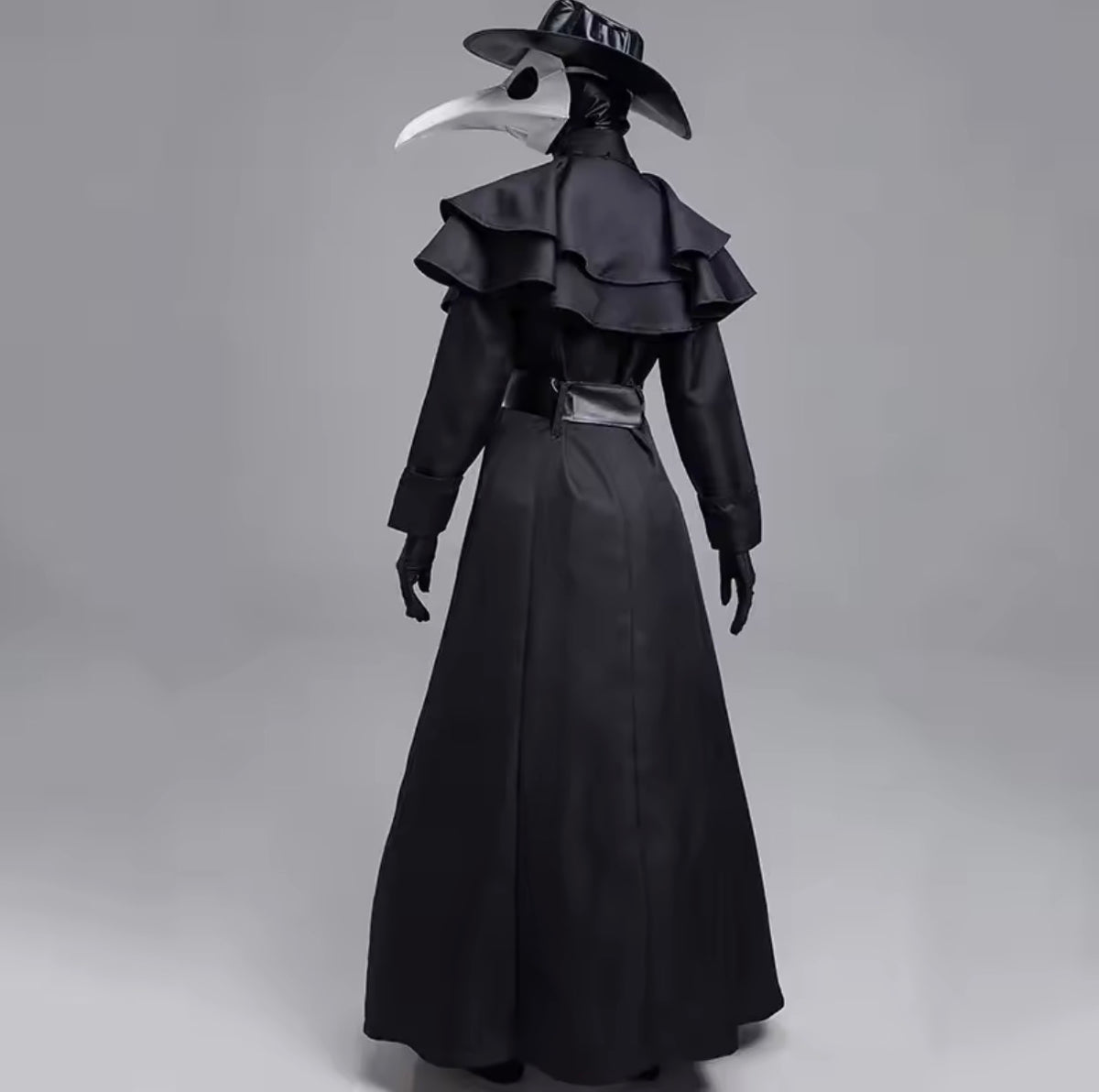 Plague Doctor Costume – Medieval Beaked Mask, Hat & Robe Set