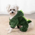 Pet Dinosaur Costume – Cozy Fleece Hoodie Onesie for Cats & Small Dogs