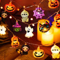 Halloween LED String Lights – Pumpkin, Ghost & Mixed Characters Battery Lights