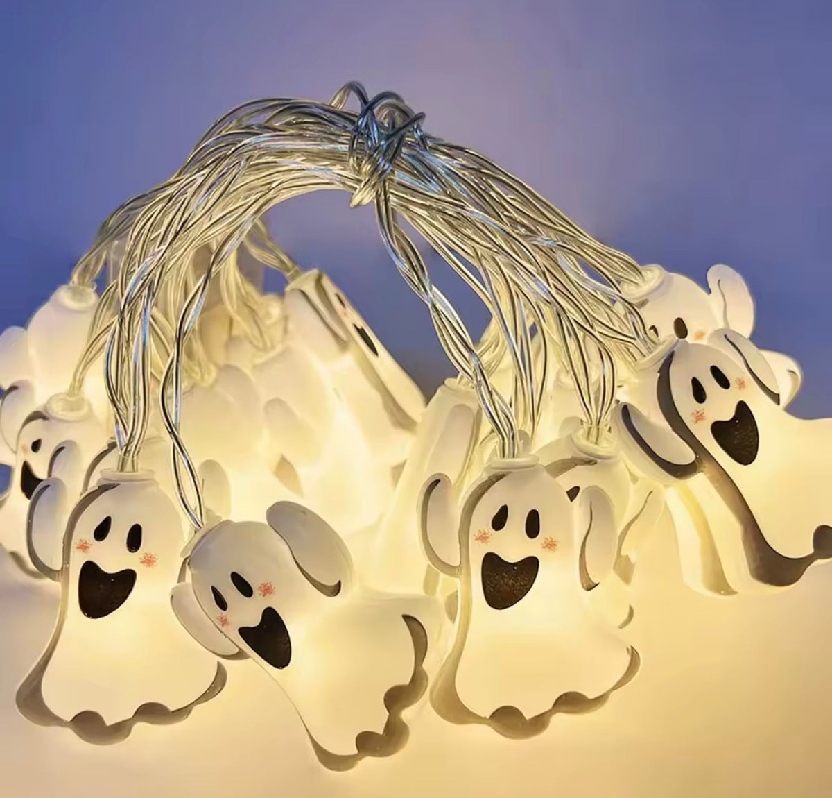 Halloween LED String Lights – Pumpkin, Ghost & Mixed Characters Battery Lights
